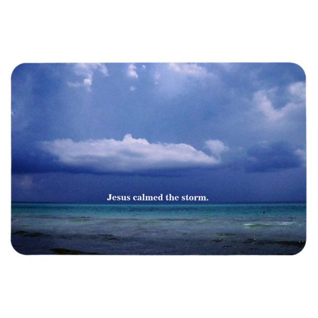 JESUS CALMED THE STORM MAGNET (Horizontal)