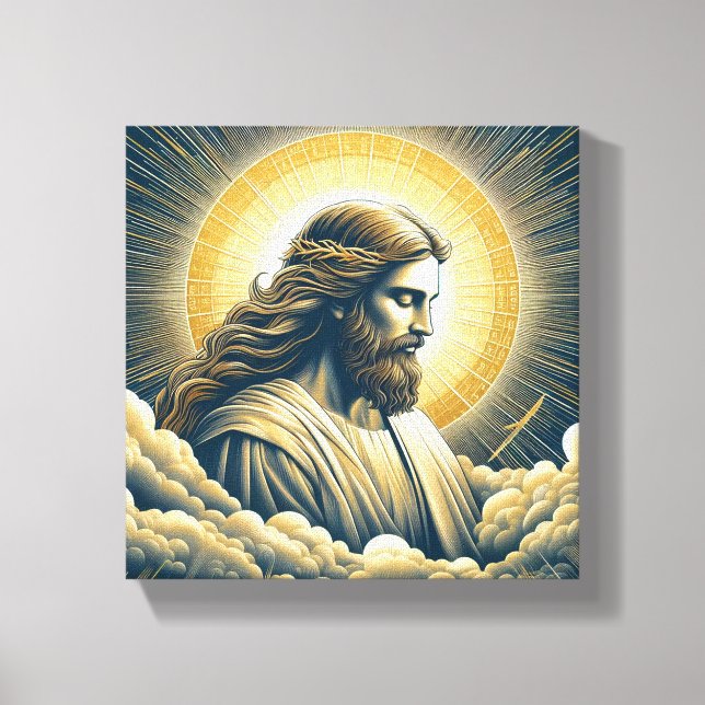 jesus canvas print (Front)