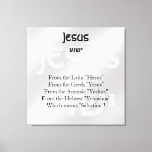 Jesus  canvas print