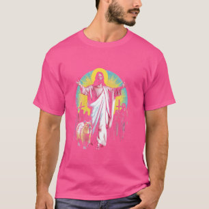 Jesus Capybara Whisperer - Funny Christian Religio T-Shirt