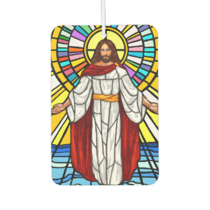 Jesus car air freshener
