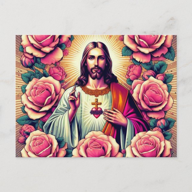 Jesus card! postcard (Front)