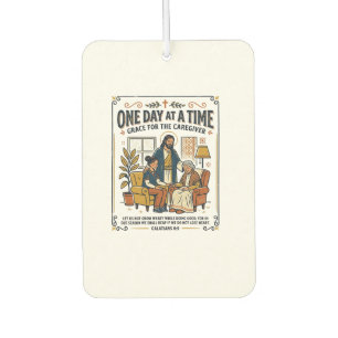 Jesus Caregiving Aging Parents Graphic Tee Christi Car Air Freshener