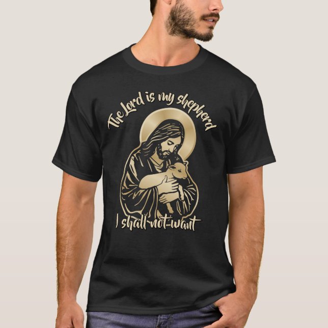Jesus Caring Shepherd T-Shirt (Front)