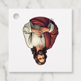 Jesus Carpenter Mark Vintage Engraving Tee 2 Favour Tags
