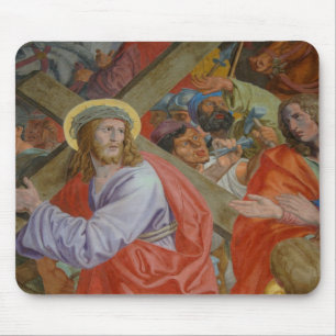 Jesus Carrying The Cross Mouse Pad
