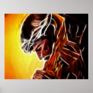 Jesus Carrying The Cross Poster