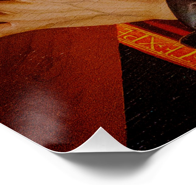 Jesus carrying the cross poster (Corner)