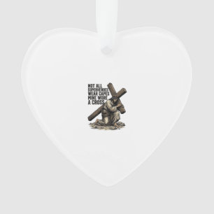 Jesus Carrying the Cross Vintage Christian Ornament