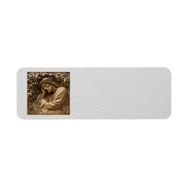 Jesus Carving Address Labels (Front)