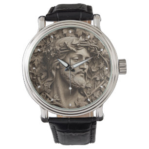 Jesus Carving Watch