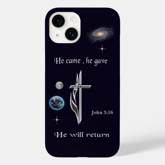 Jesus Case-Mate iPhone Case (Back)