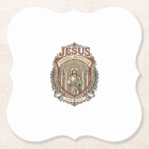 Jesus Cathedral Architecture Jesus Cathedral Archi Paper Coaster