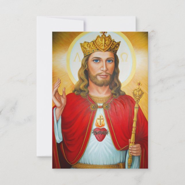 Jesus Catholic postcard (Front)