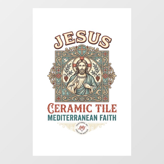 Jesus Ceramic Tile Mediterranean Faith Jesus Ceram (Sheet)