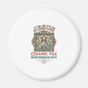Jesus Ceramic Tile Mediterranean Faith Jesus Ceram Magnet