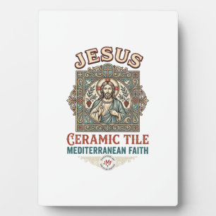 Jesus Ceramic Tile Mediterranean Faith Jesus Ceram Plaque