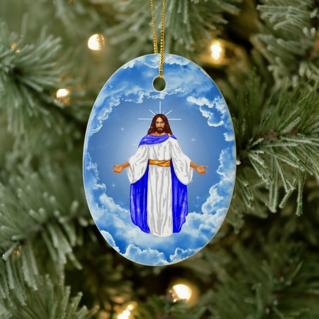 Jesus Ceramic Tree Decoration (Tree)