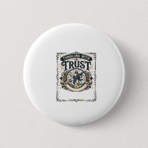 Jesus Cheer Gymnastics Graphic Tee Christian Art_1 6 Cm Round Badge