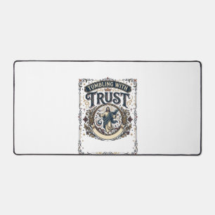 Jesus Cheer Gymnastics Graphic Tee Christian Art_1 Desk Mat