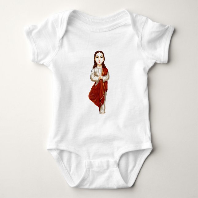 jesus child baby bodysuit (Front)