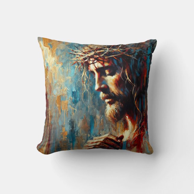 Jesus Chris Cushion (Front)