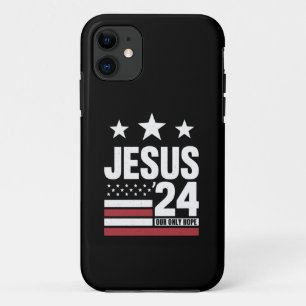 Jesus Christ 2024 President USA Election Political Case-Mate iPhone Case