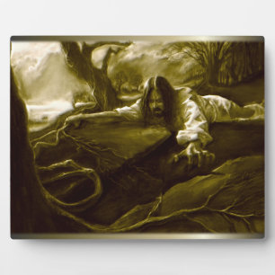Jesus Christ Agony in the Garden of Gethsemane Plaque
