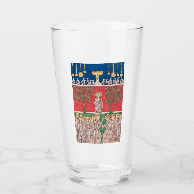 Jesus Christ and 12 Apostles Glass (Front)