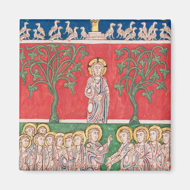 Jesus Christ and 12 Apostles Magnet (Front)