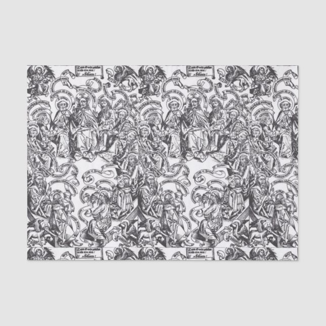Jesus Christ and 12 Apostles Tissue Paper (Front)