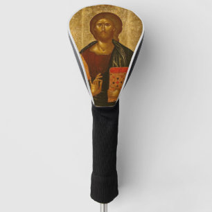 Jesus Christ and the Gospels Orthodox Icon Golf Head Cover