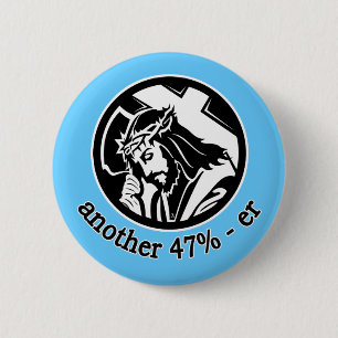 JESUS CHRIST Another 47% -er 6 Cm Round Badge