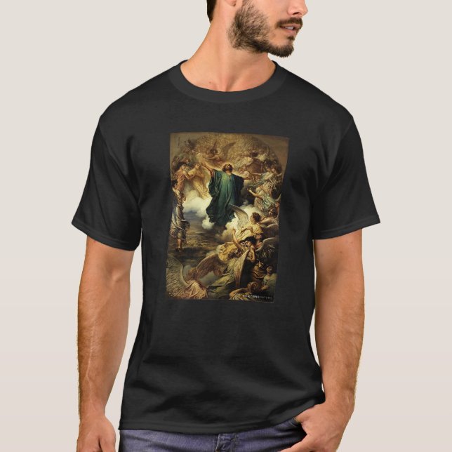 Jesus Christ Ascension Gustave Dore Heaven Angels  T-Shirt (Front)