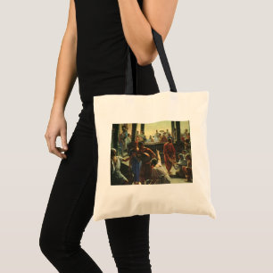 Jesus Christ at Wedding of Cana, Water into Wine Tote Bag