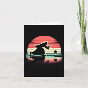 Jesus Christ Bowler - Funny Christian Religious Bo Card