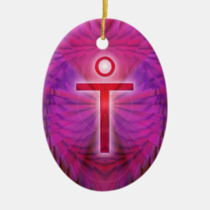 Jesus Christ Ceramic Tree Decoration