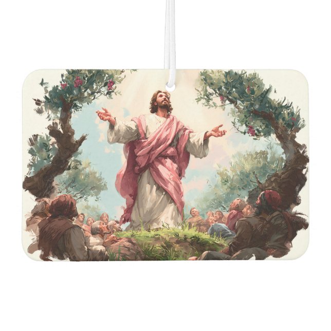 Jesus Christ Christian Faith Bible Air Freshener (Front)