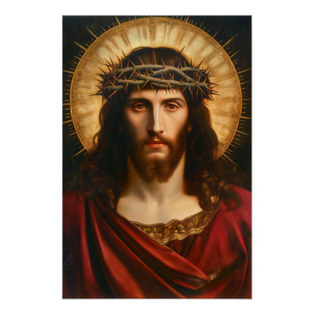 Jesus Christ | Christian Religious Art Poster (Front)