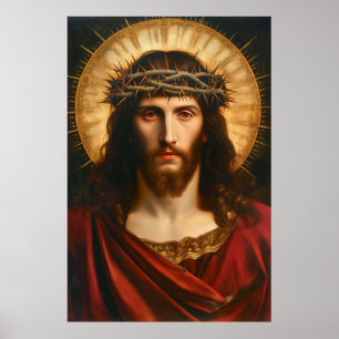 Jesus Christ Christian Religious Art Poster
