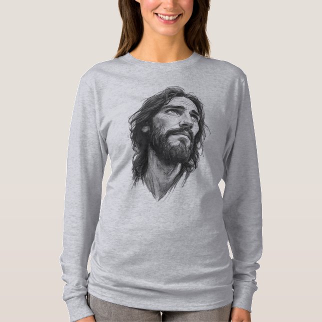 Jesus Christ Christian Women's Long Sleeve Tee (Front)
