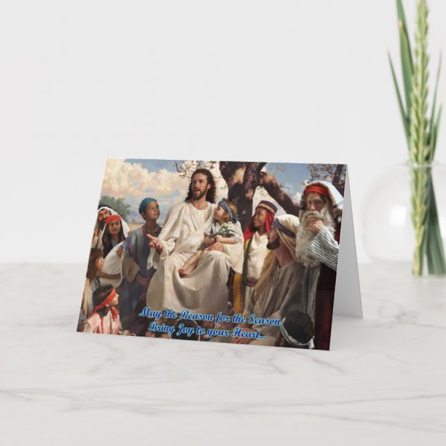 jesus christ christmas card (Front)