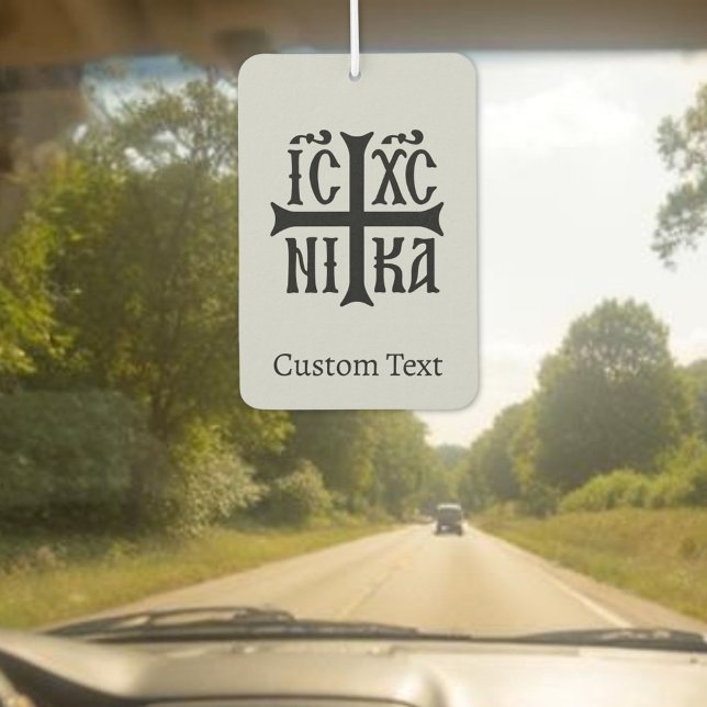 Jesus Christ Conquers Emblem Car Air Freshener (Creator Uploaded)