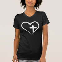 Jesus Christ. Cross heart. Christian Faith design