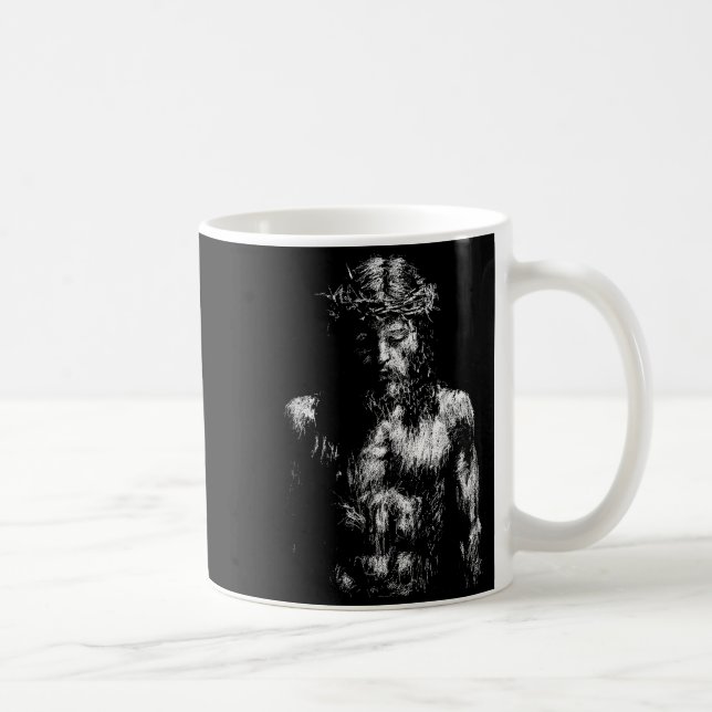 Jesus Christ Crown Of Thorns  Coffee Mug (Right)