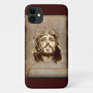 Jesus Christ Crown of Thorns on Scroll Case-Mate iPhone Case