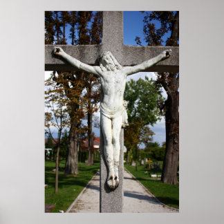 Jesus Christ crucified Poster