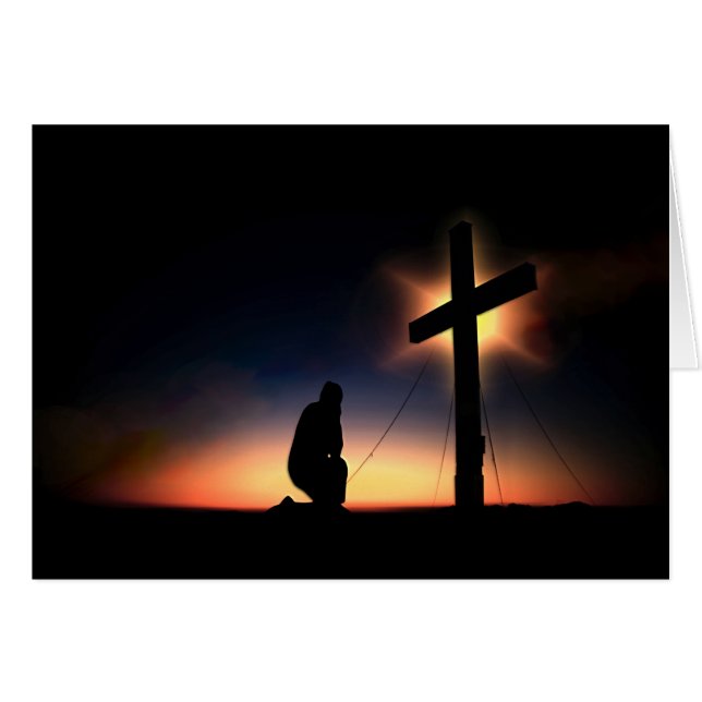 Jesus Christ Crucifixion Cross (Front Horizontal)
