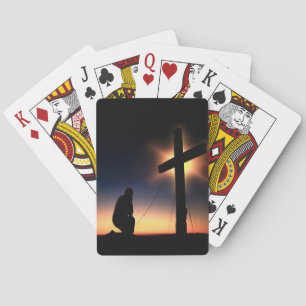 Jesus Christ Crucifixion Cross Playing Cards