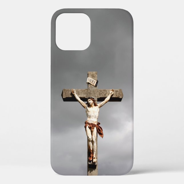 Jesus Christ crucifixion statue Case-Mate iPhone C Case (Back)